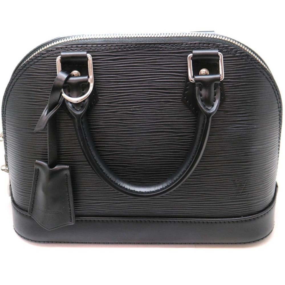 LOUIS VUITTON Alma Handbag Shoulder Bag Epi Leather Noir Black LV